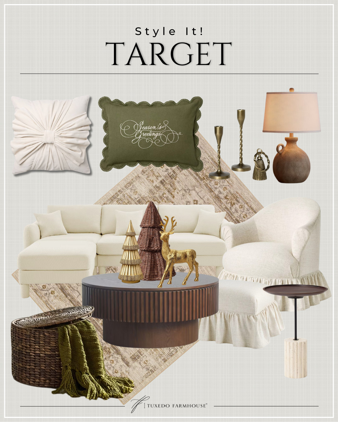 Style It - Target

Craft a stylish holiday home with target!

Seasonal, home decor,winter, accent chairs, rugs, wall art, frames, pillows, lamps, baskets, candles, books, coffee tables, ottomans, trays, bowls, consoles, accent tables
 

 #LTKHoliday #LTKSeasonal #LTKHome