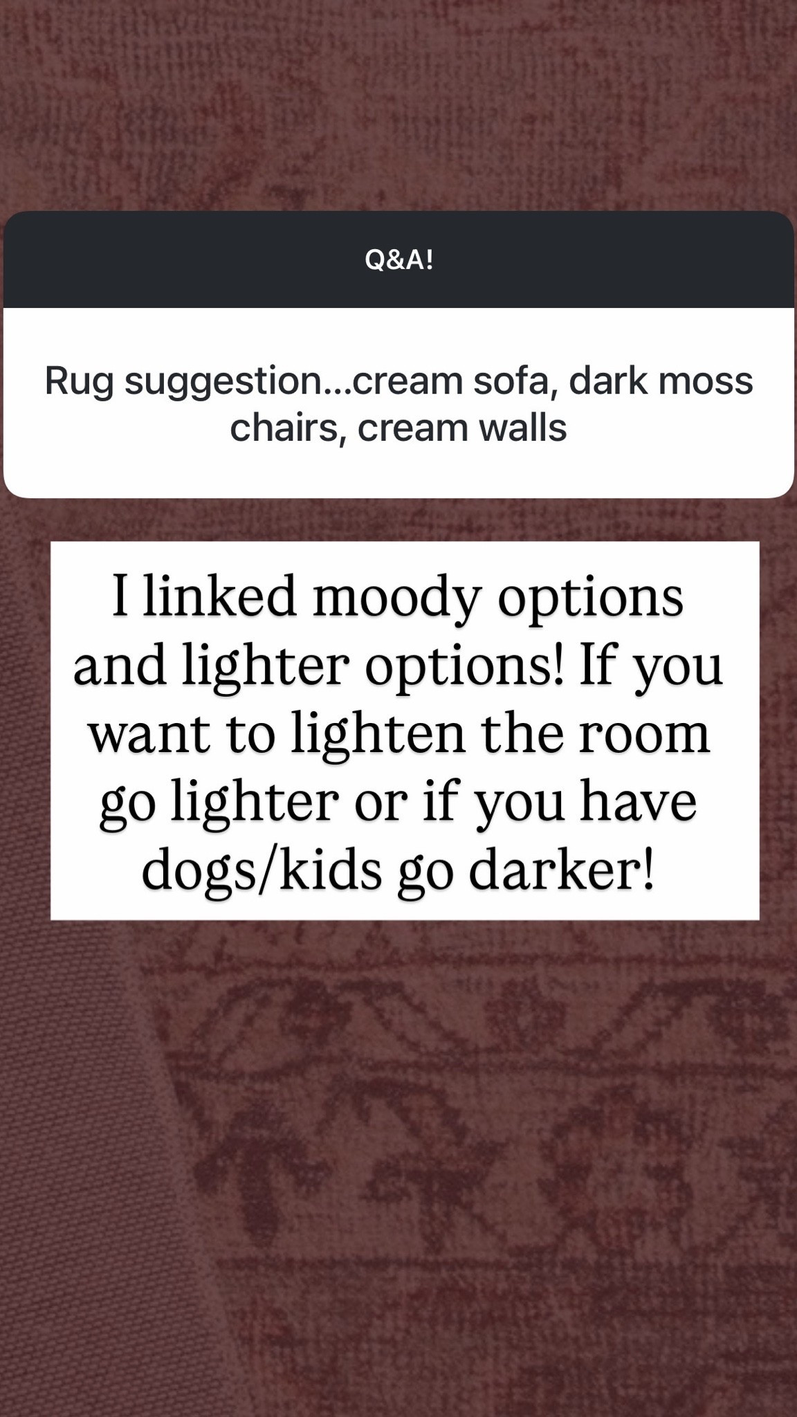 Rugs!