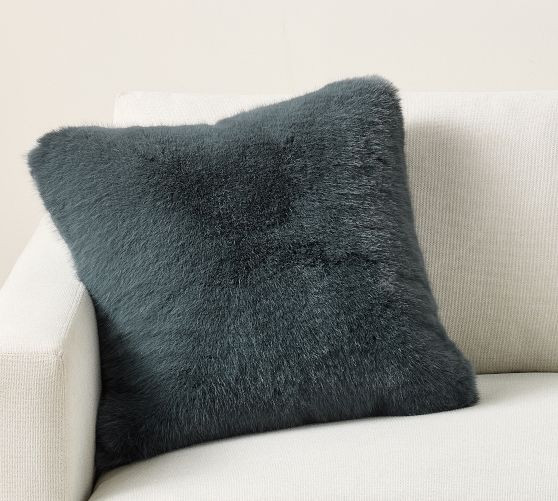 Faux Fur Mink Pillow | Pottery Barn (US)