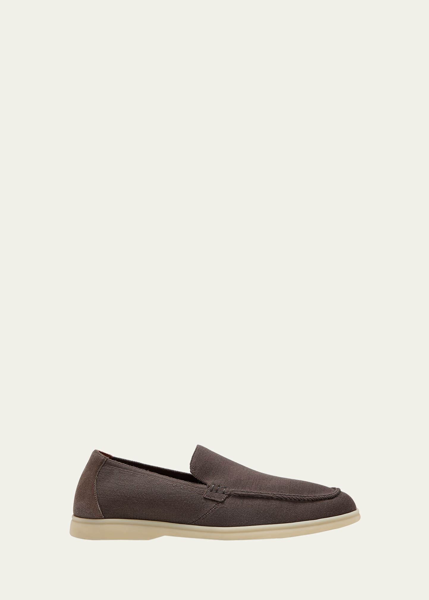 Loro Piana Men's Summer Knitted Walk Wool Loafers | Bergdorf Goodman