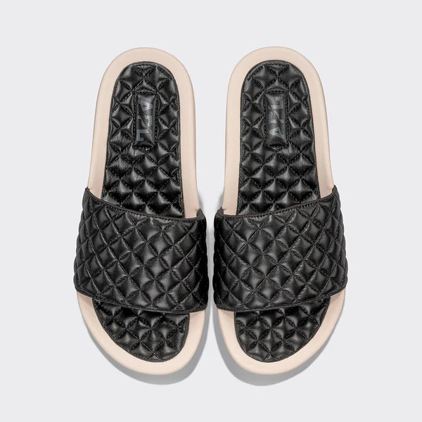 Women's Lusso Slide Black / Creme | APL