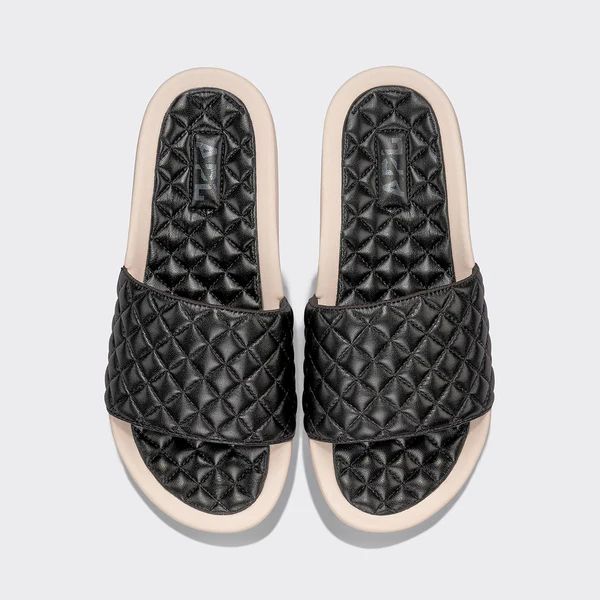 Women's Lusso Slide Black / Creme | APL - Athletic Propulsion Labs