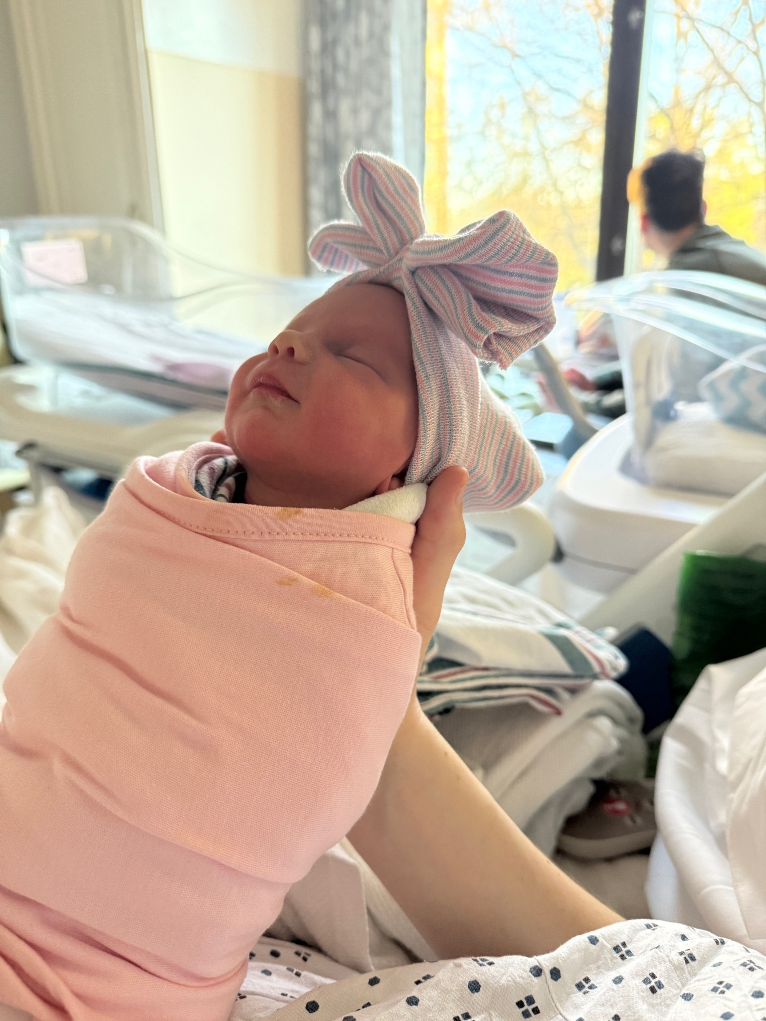 Baby girl swaddle for hospital ￼

#LTKBaby #LTKmomlife #LTKKids