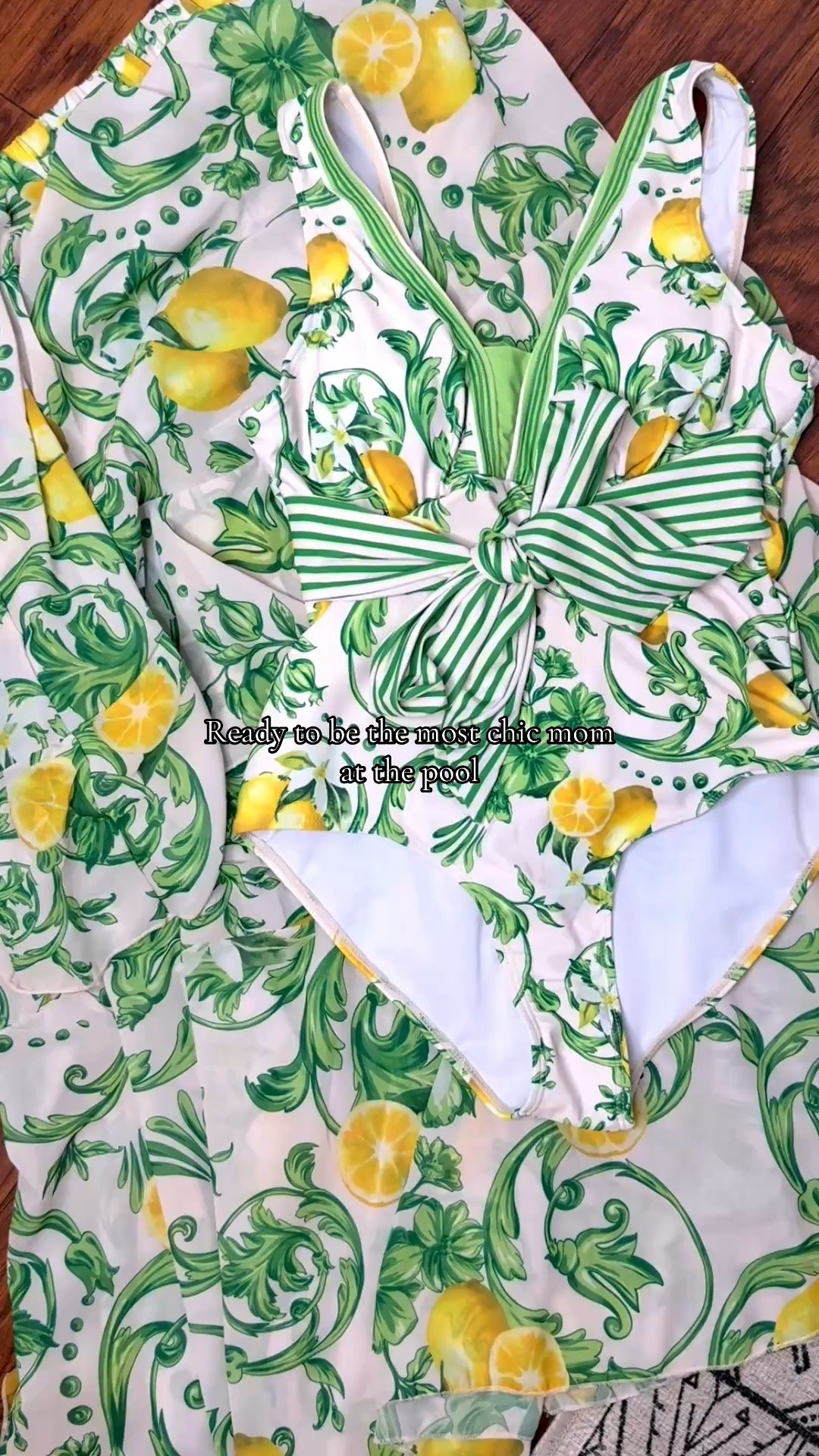 Mom pool day essentials. Chic two piece swimsuit set lemon print. Bogg nag. Sunscreen small bags . Swim runs slightly small but still wear TTS. 

#LTKmomlife #LTKSeasonal #LTKSwim