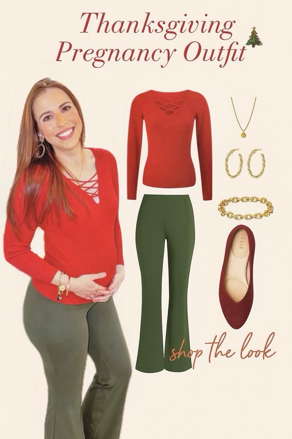 My Thanksgiving pregnancy outfit this year 🍁✨
Kept things simple, cozy & bump-approved. Shop the pieces here 🤎

#LTKHoliday #LTKSeasonal #LTKFindsUnder100