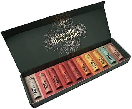 10pk + Gift Box, Poppy & Pout 100% Natural Lip Balm, Cardboard Tube, Hand-filled - Beeswax, Vitamin  | Amazon (US)