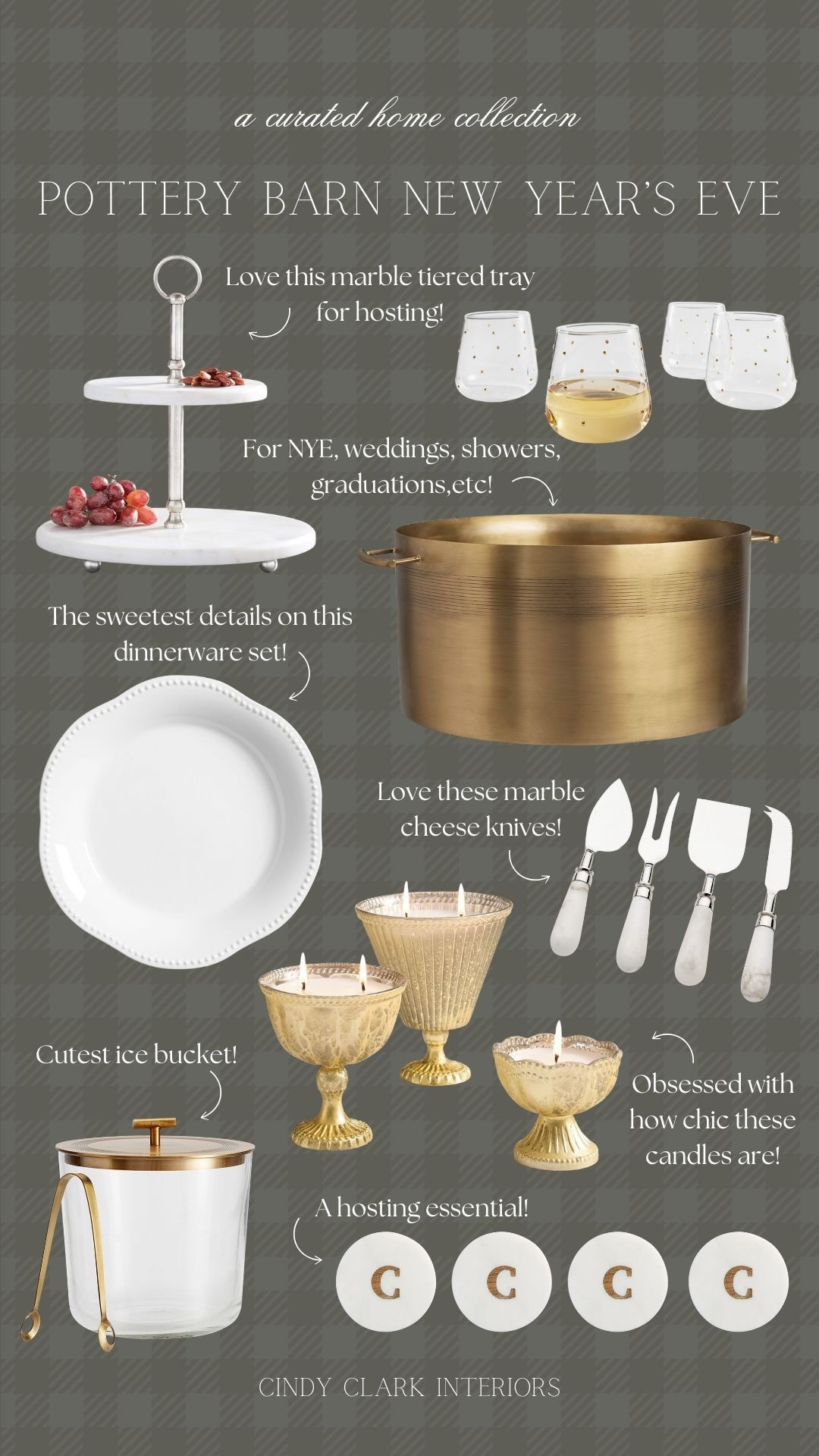 Are you hosting for New Year’s Eve? I’ve rounded up some beautiful favorites from pottery barn that would be perfect for the occasion, or any other events you may have coming up. Beautiful and functional is always a yes for me! 

#LTKHome #LTKHoliday