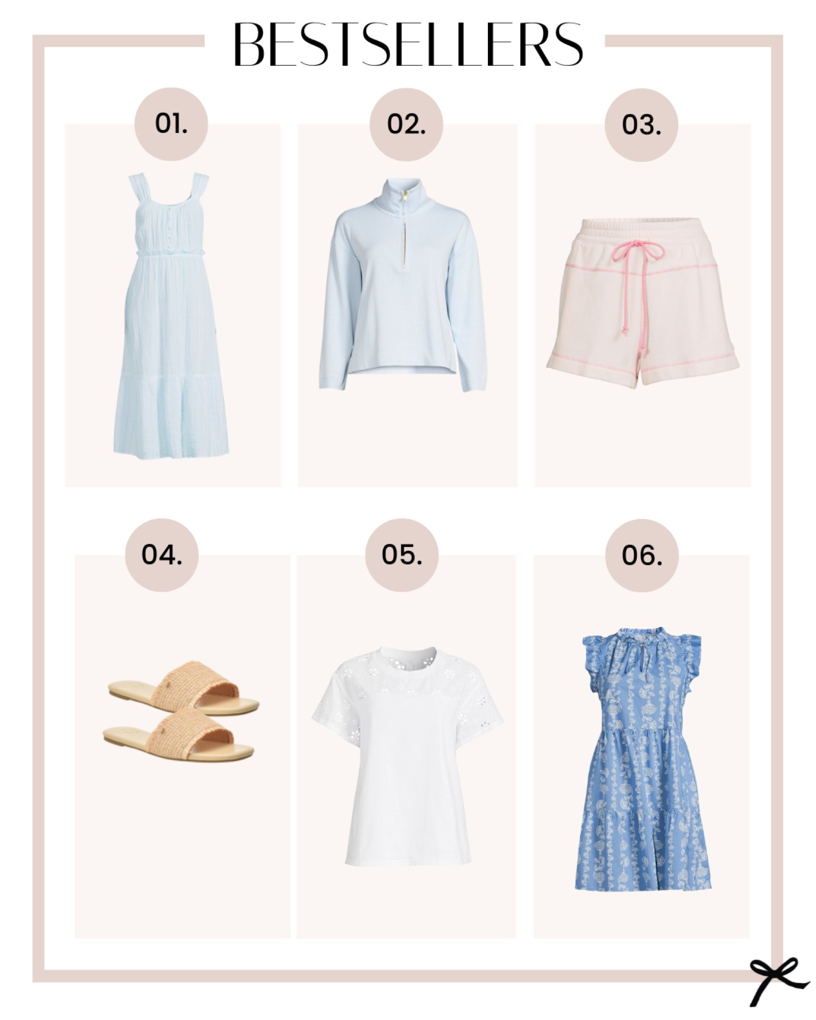 Best sellers of the week: sleeveless midi dress, half-zip sweatshirt, contrast stitch shorts, slide sandals, eyelet top, and cotton poplin dress

#LTKunder100 #LTKSeasonal #LTKunder50