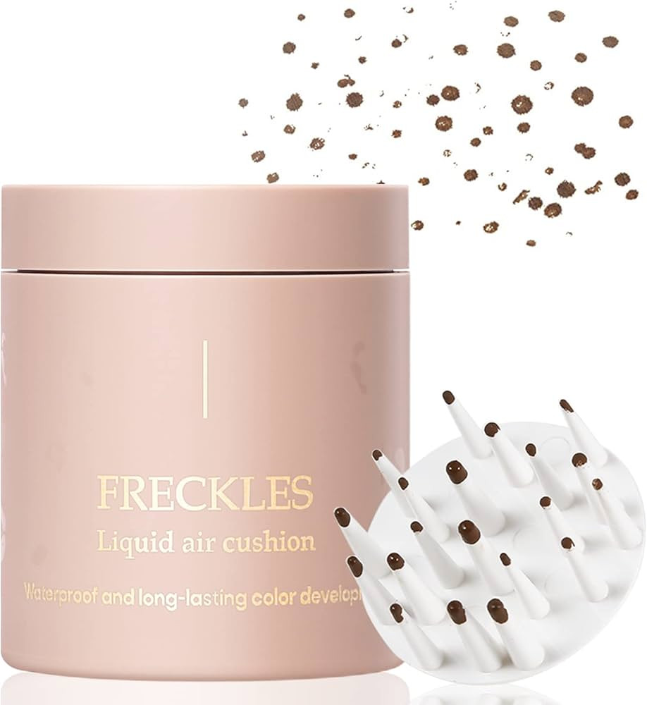 Erinde Upgrade Liquid Freckle Pen, Fake Freckles Stamp Air Cushion, Long Lasting Waterproof Quick... | Amazon (US)