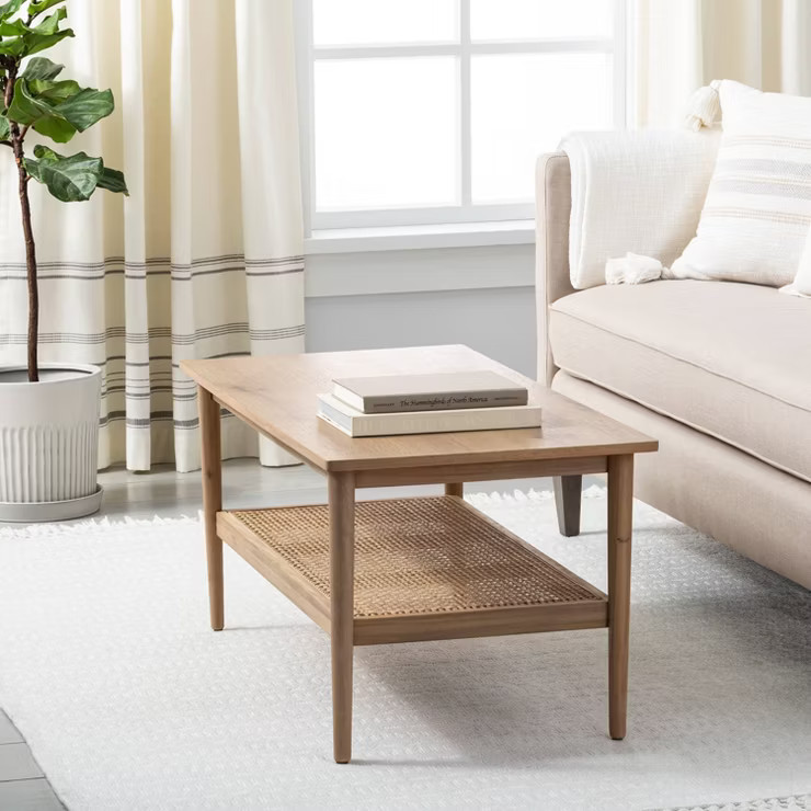 Wood & Cane Coffee Table - Hearth & Hand™ with Magnolia | Target