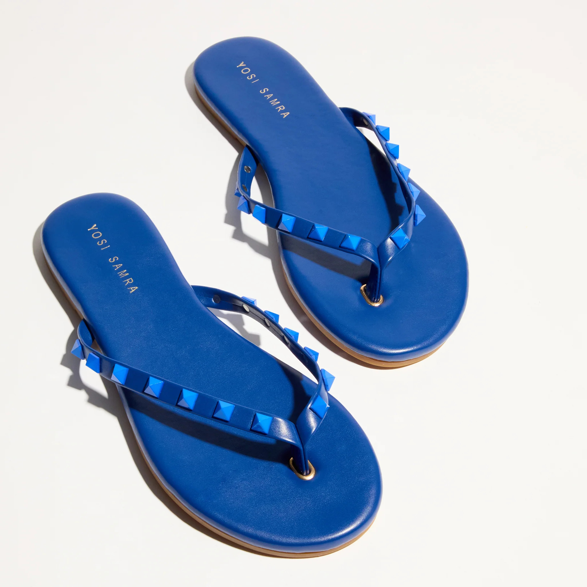Rivington Stud Flip Flop in Cobalt | Yosi Samra
