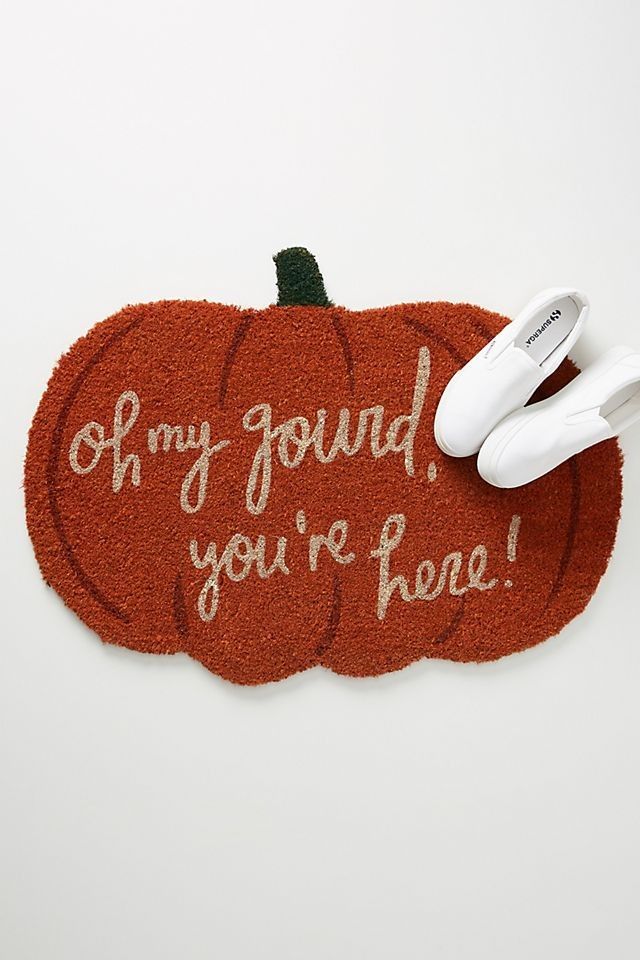Oh My Gourd Fall Doormat | Anthropologie (US)