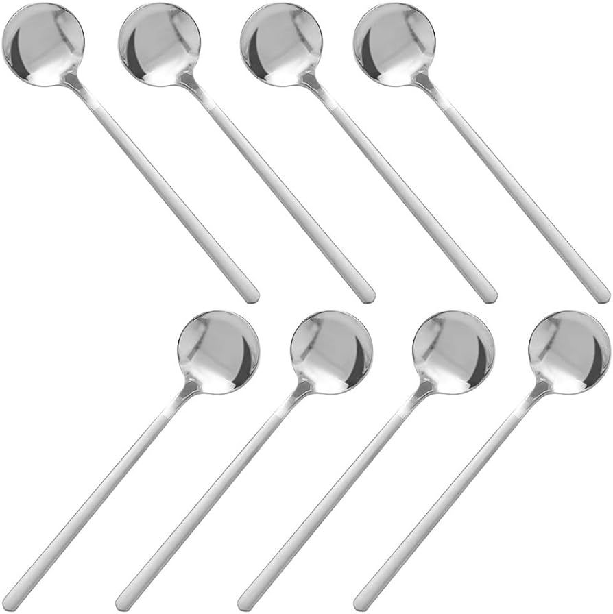 Pack of 8, Stainless Steel Espresso Spoons, findTop Mini Teaspoons Set for Coffee British Tea Des... | Amazon (US)
