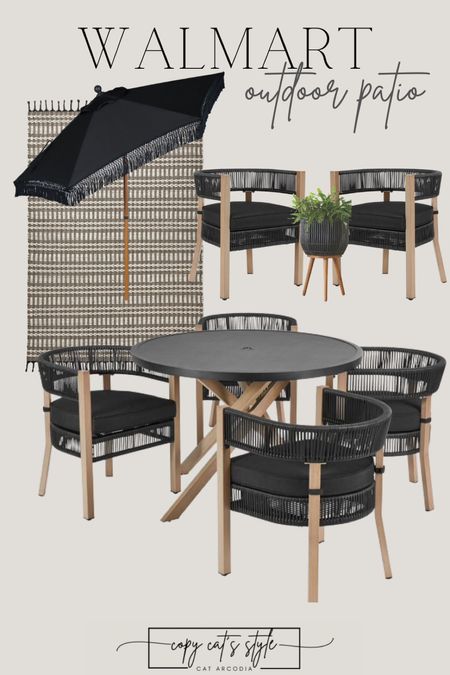 Walmart Outdoor Furniture Set, patio table and chairs

#LTKswim #LTKhome #LTKSeasonal