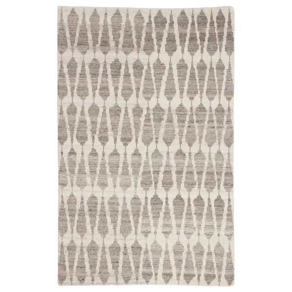 Asante Hand-Knotted Geometric Area Rug - Overstock - 22465855 | Bed Bath & Beyond