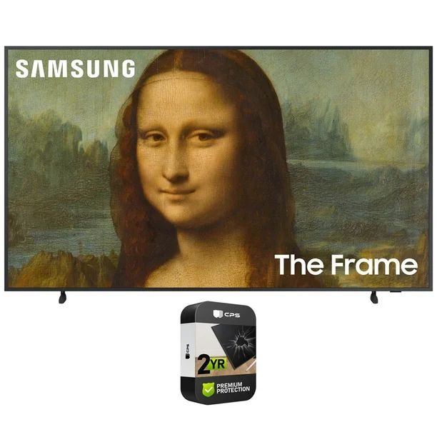 Samsung QN43LS03BAFXZA 43 inch The Frame QLED 4K UHD Quantum HDR Smart TV 2022 Bundle with Premiu... | Walmart (US)