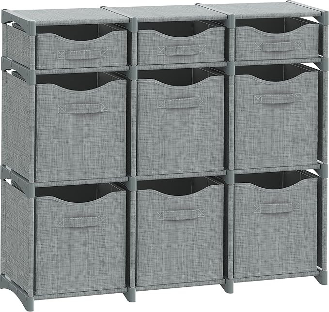 Cube Storage Organizer with 9 Storage Bins Included – Storage Cubes for Home Organization, Toy ... | Amazon (US)