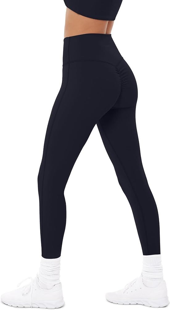 Buttery Soft Leggings | Yoga High Waisted Scrunch Butt Full-Tall Length Gym Workout Leggings Wome... | Amazon (US)
