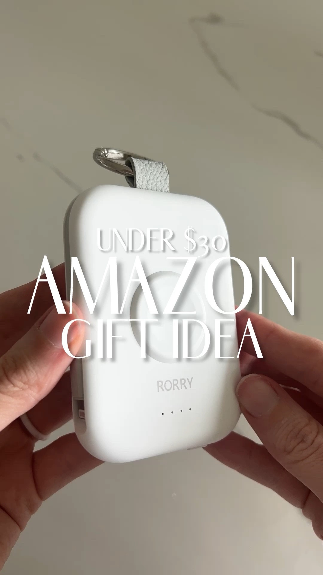 My favorite Amazon phone charger is on major sale right now! 🙌🏻 This 3-in-1 portable charger is a game changer for charging all your devices on the go—Apple Watch, iPhone, and AirPods all at once! It clips easily onto my keychain or tucks right into my bag. Perfect as a stocking stuffer or gift idea, too! 

*Prices, codes, and sales subject to change


#LTKFindsUnder50 #LTKSaleAlert #LTKGiftGuide