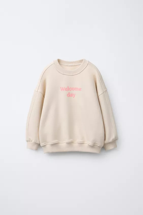 TEXT PRINT SWEATSHIRT | Zara US