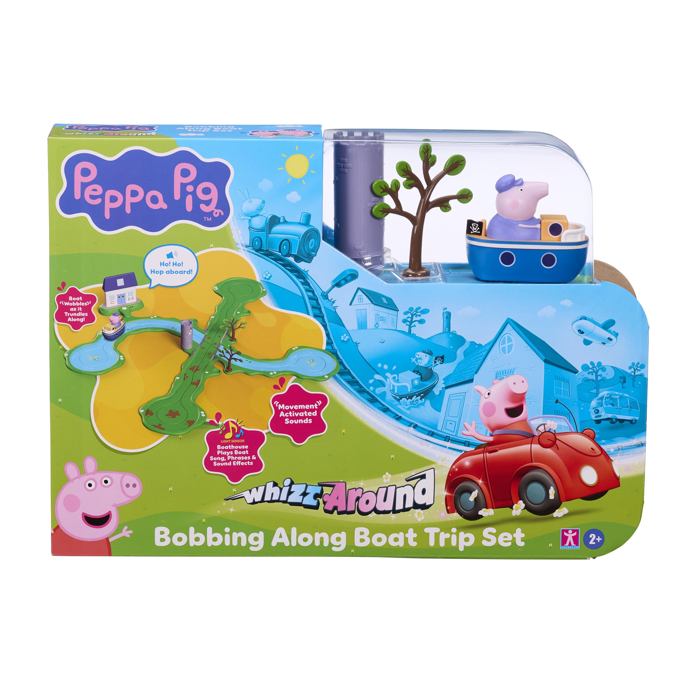 Peppa Pig Whizz Around Bobbing Along Boat Trip, Motorised Vehicles, Track Toys, Pre-school Toys | Amazon (UK)