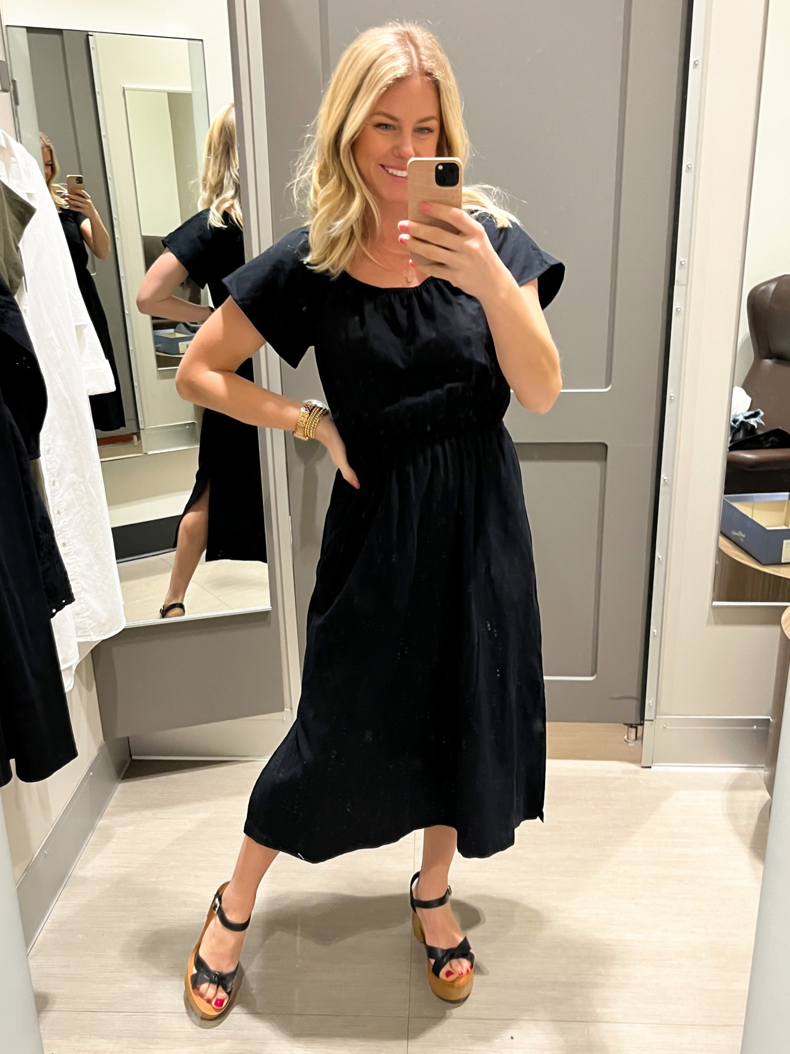 Beautiful maxi dress. Love the small cutout on the back! Wearing size XS. Available in 4 colors 

#LTKsalealert #LTKunder50 #LTKstyletip