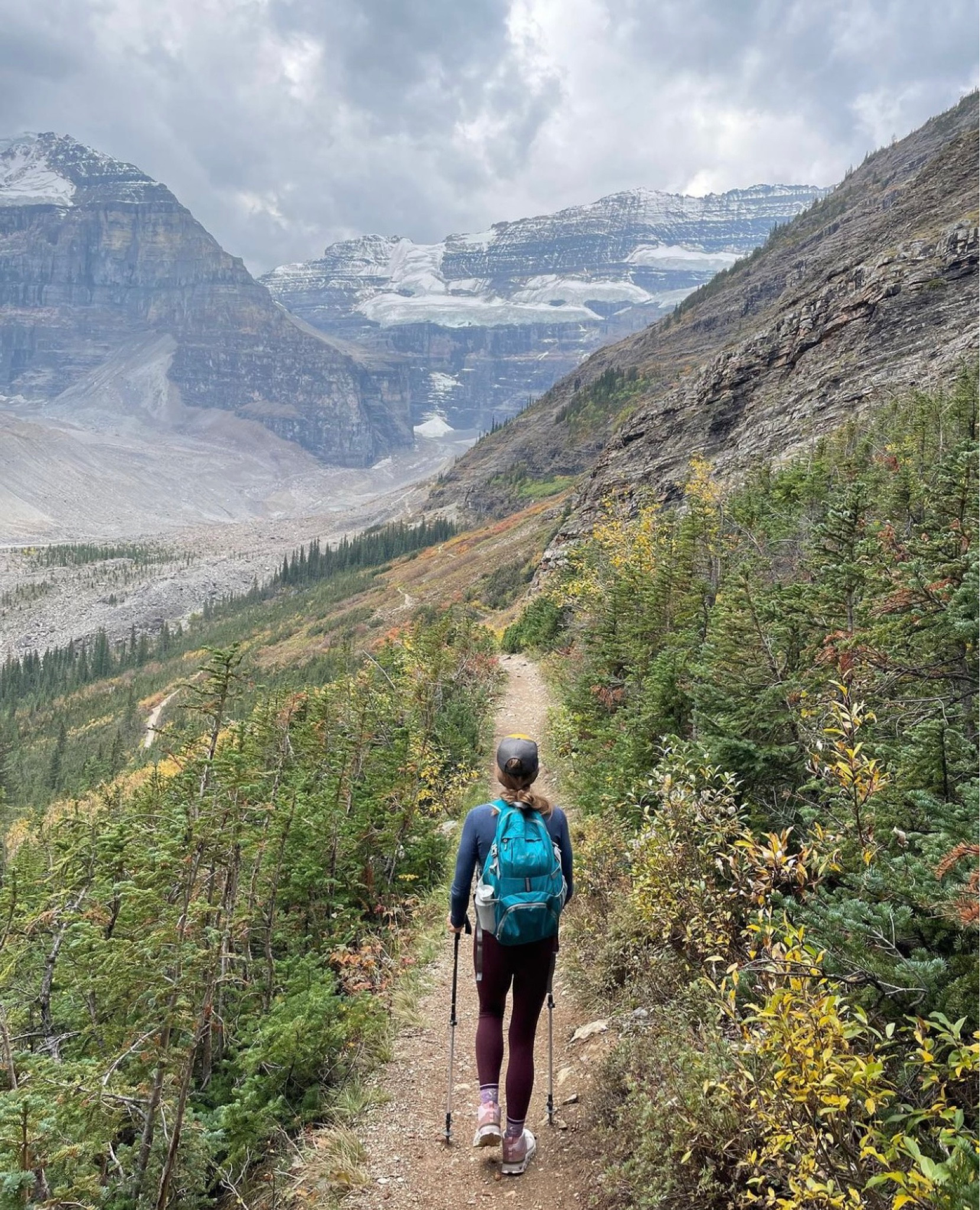 Hiking outfit while in Canada - fall outfit (Lululemon align leggings, On Running hiking boots on sale at time of posting

#LTKfitness #LTKSeasonal #LTKtravel