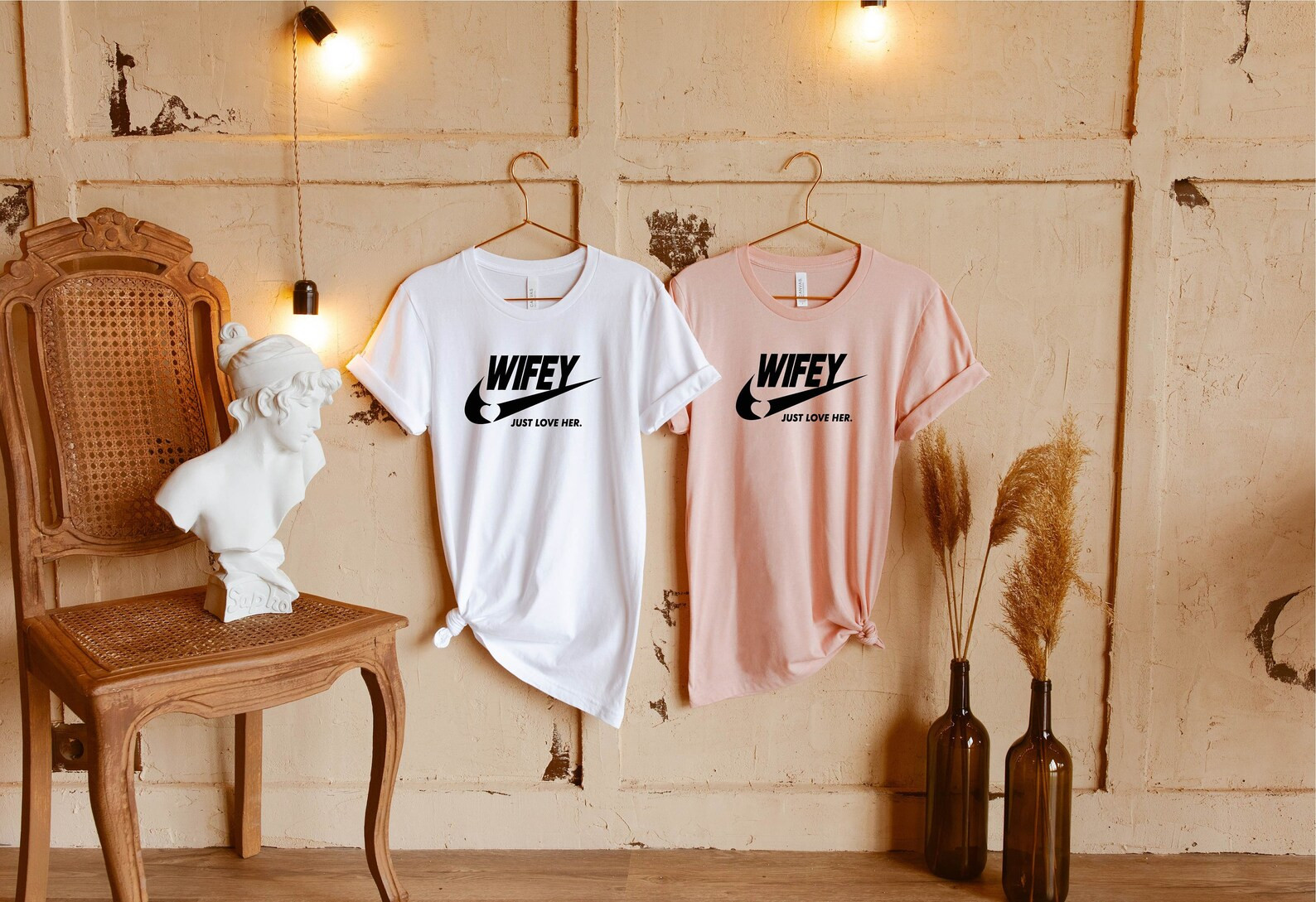 Wifey Wifey Tshirt Valentine's Day Individual T-shirt - Etsy | Etsy (US)