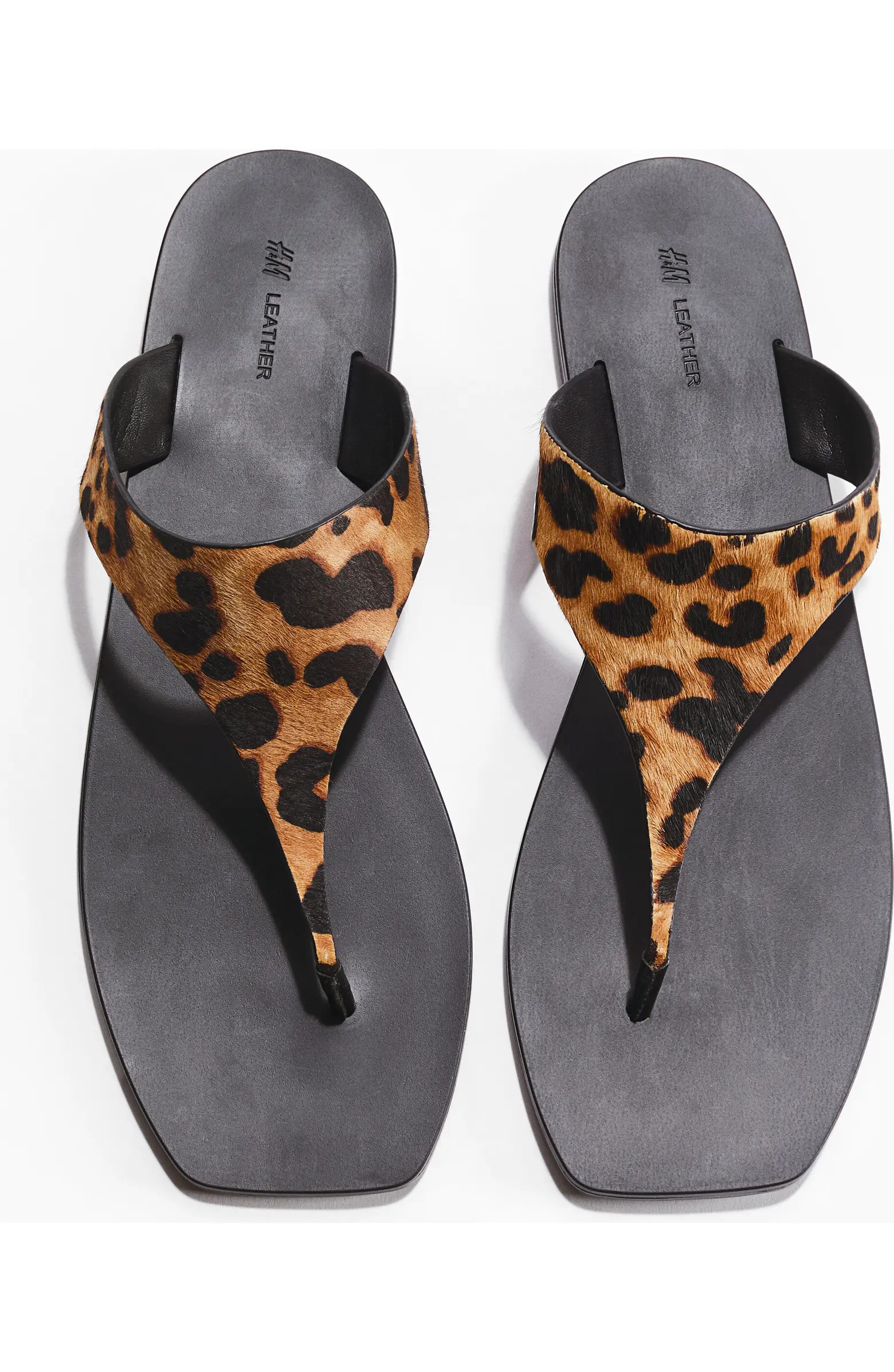 H&M Leather Sandals | Nordstrom | Nordstrom