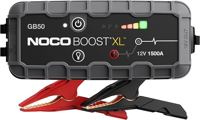 NOCO Boost XL GB50 1500 Amp 12-Volt UltraSafe Lithium Jump Starter Box, Car Battery Booster Pack,... | Amazon (US)