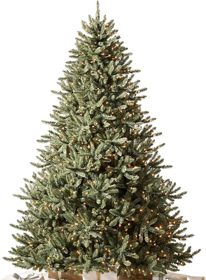 Balsam Hill 9.5ft Pre-Lit Classic Blue Spruce - Artificial Christmas Tree with 5,248+ Tips, 1600 ... | Amazon (US)