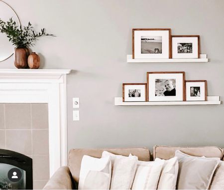 Gallery Frames with ledges. 

#LTKfamily #LTKhome