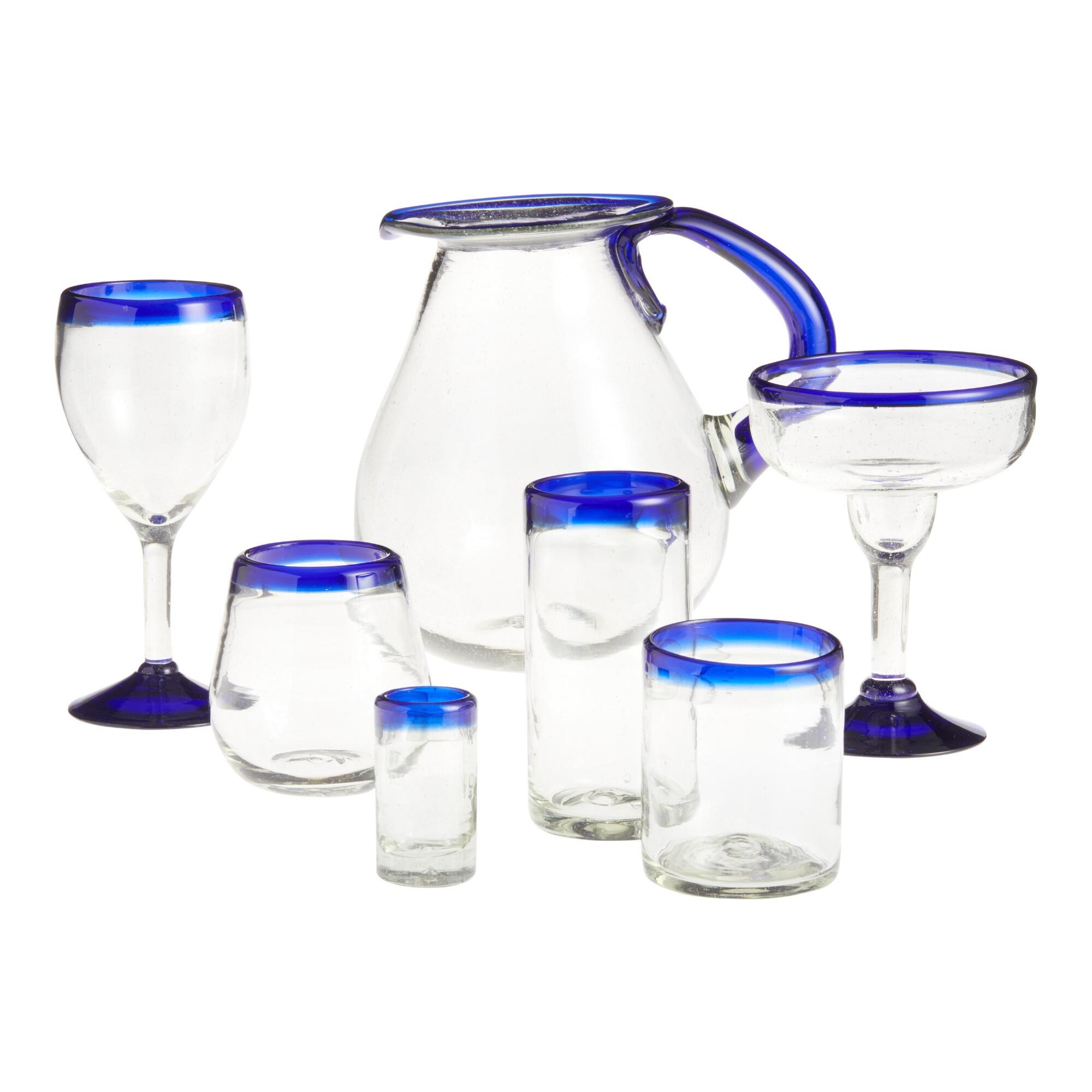 Blue Rocco Glassware Collection by World Market | World Market