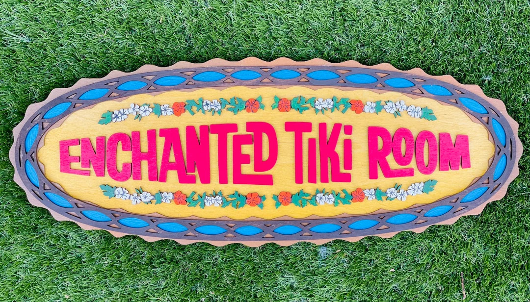 Disney’s Enchanted Tiki Room attraction Sign | Etsy (US)