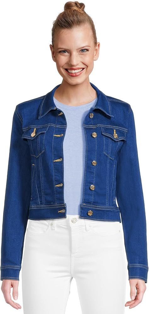 Lilly Pulitzer Women's Seaspray Denim Jacket | Amazon (US)