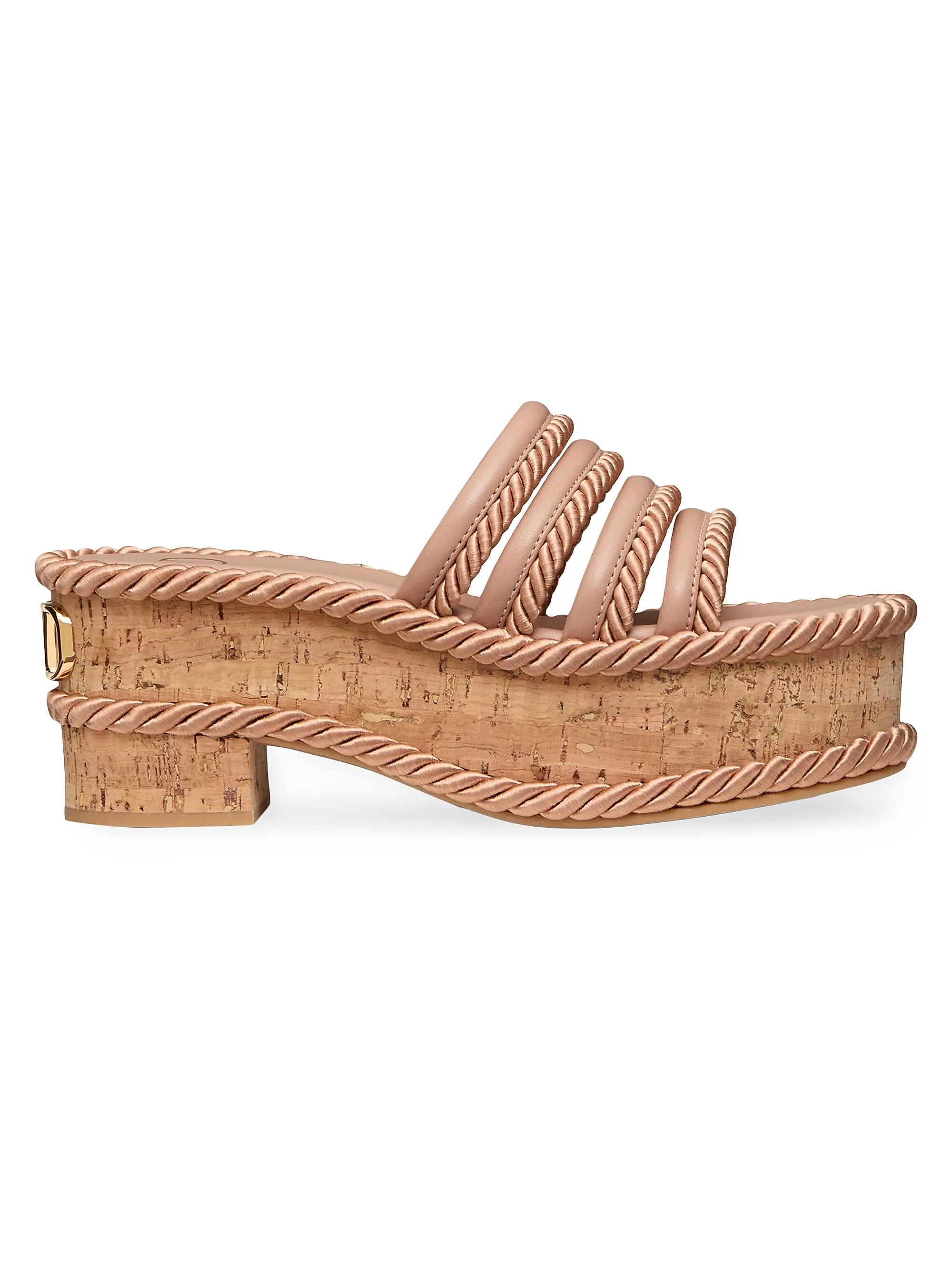 VLogo Summer Blocks Flatform Sandals 80MM | Saks Fifth Avenue