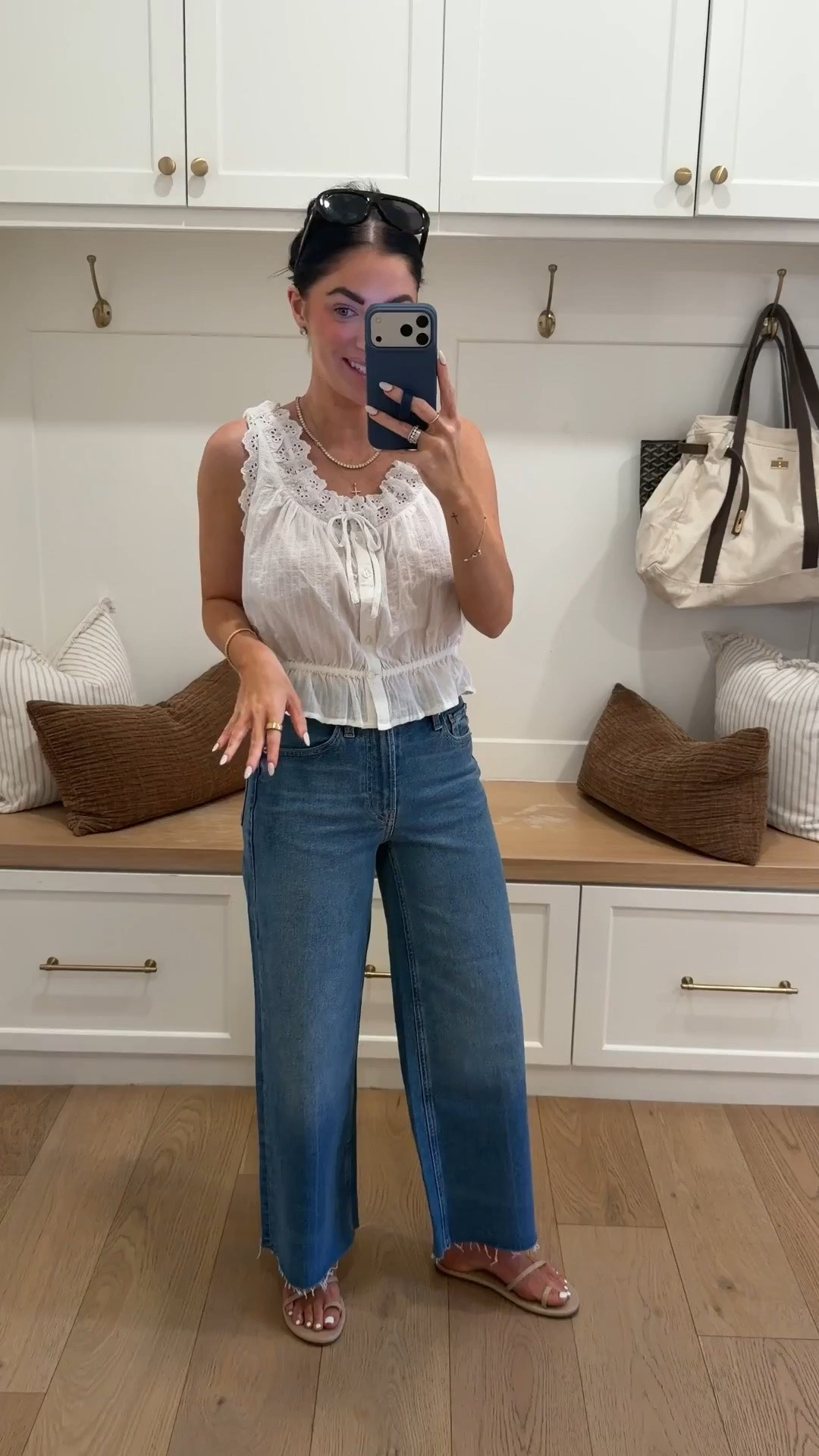 These GAP jeans are on sale for 50% off! 🤍 So comfortable and flattering.

#LTKSaleAlert #LTKootd #LTKSeasonal