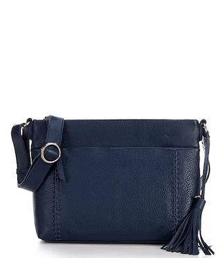 Melrose Zip Leather Crossbody Bag | Dillard's
