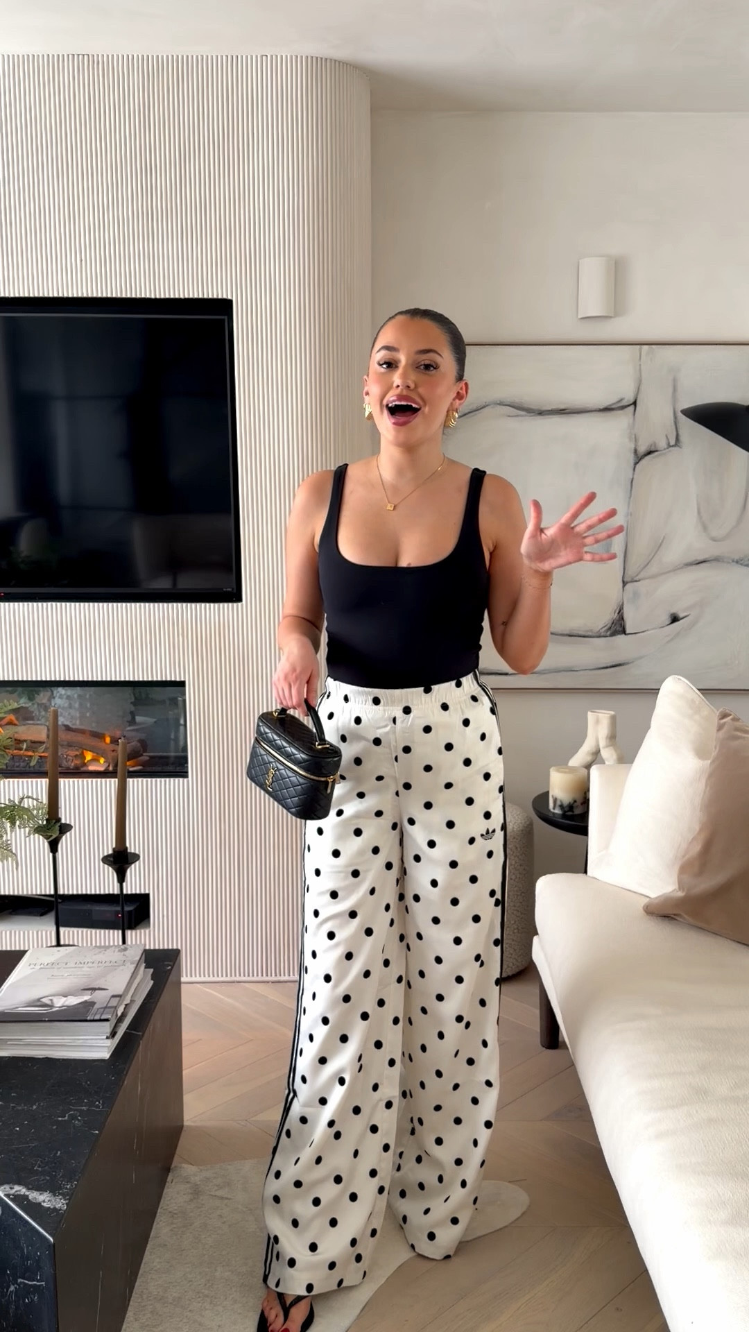 Adidas polka dot joggers 🙌🏼

#LTKeurope #LTKspring #LTKuk