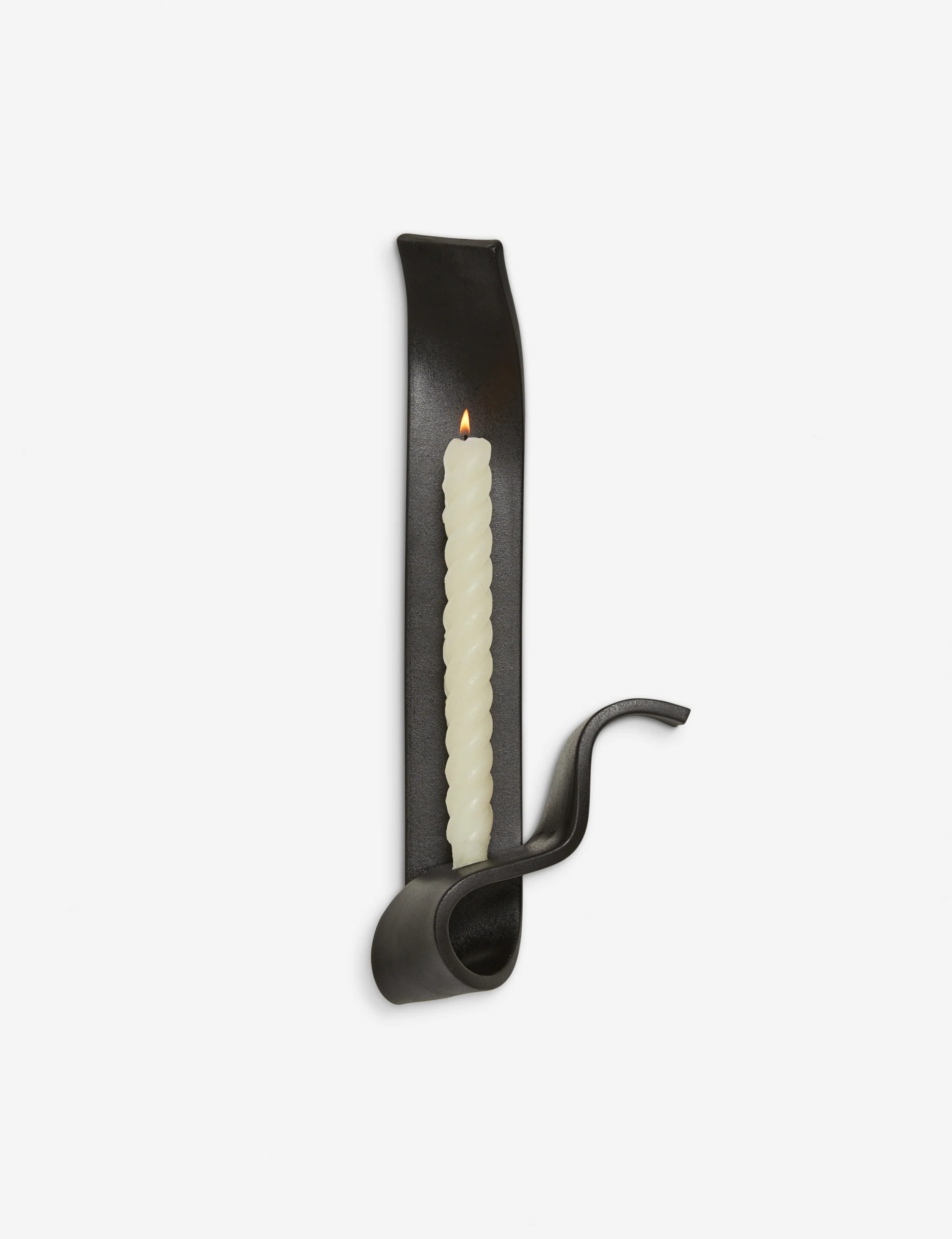 Moonara Candle Sconce by SIN, Black | Lulu and Georgia 
