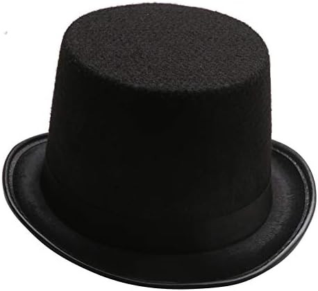Funny Black Felt kids Top Hat - Dress Up Lincoln Hats for Magician or Ringmaster Costumes | Amazon (US)