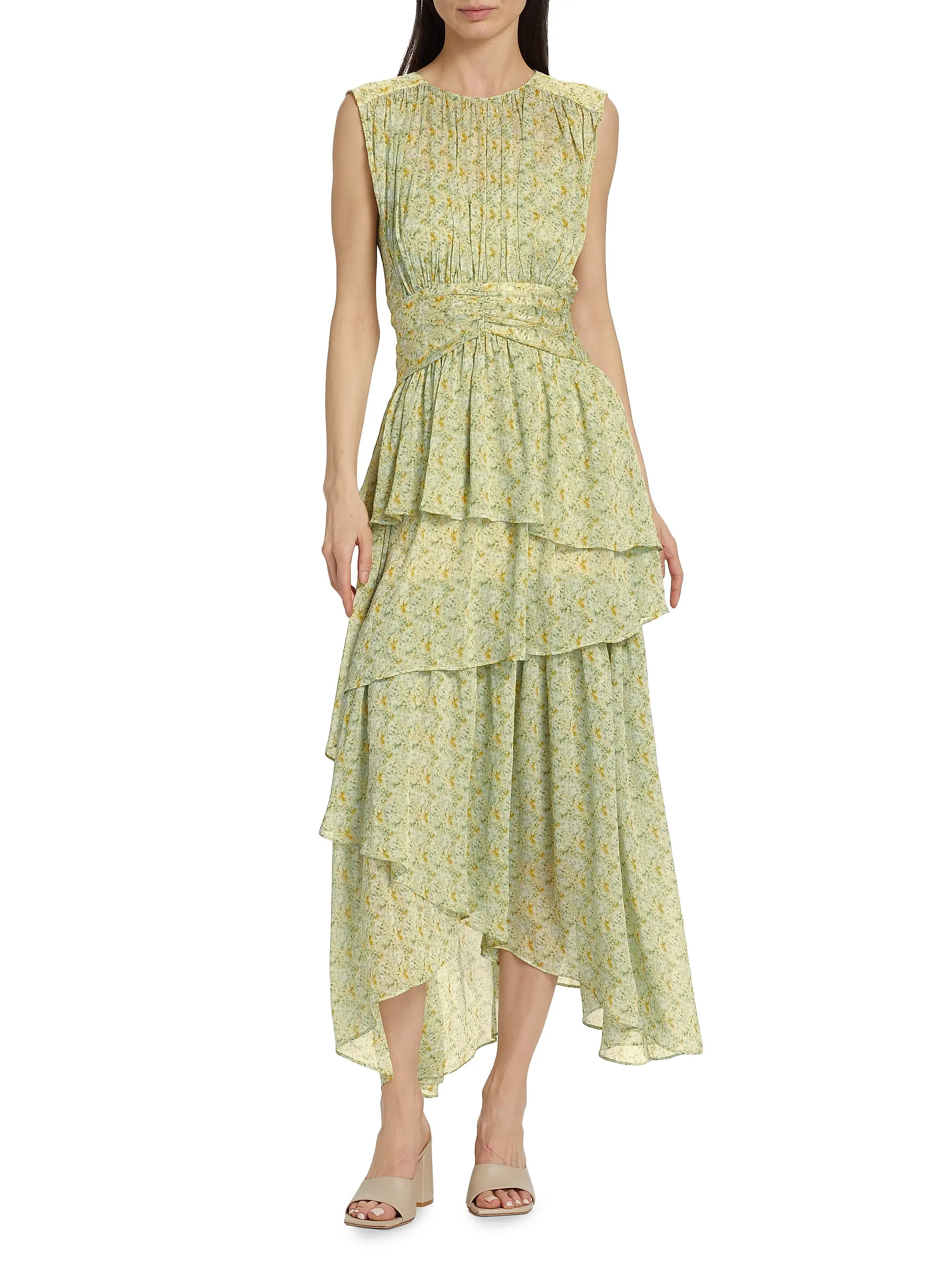 Clio Tiered Floral Maxi Dress | Saks Fifth Avenue