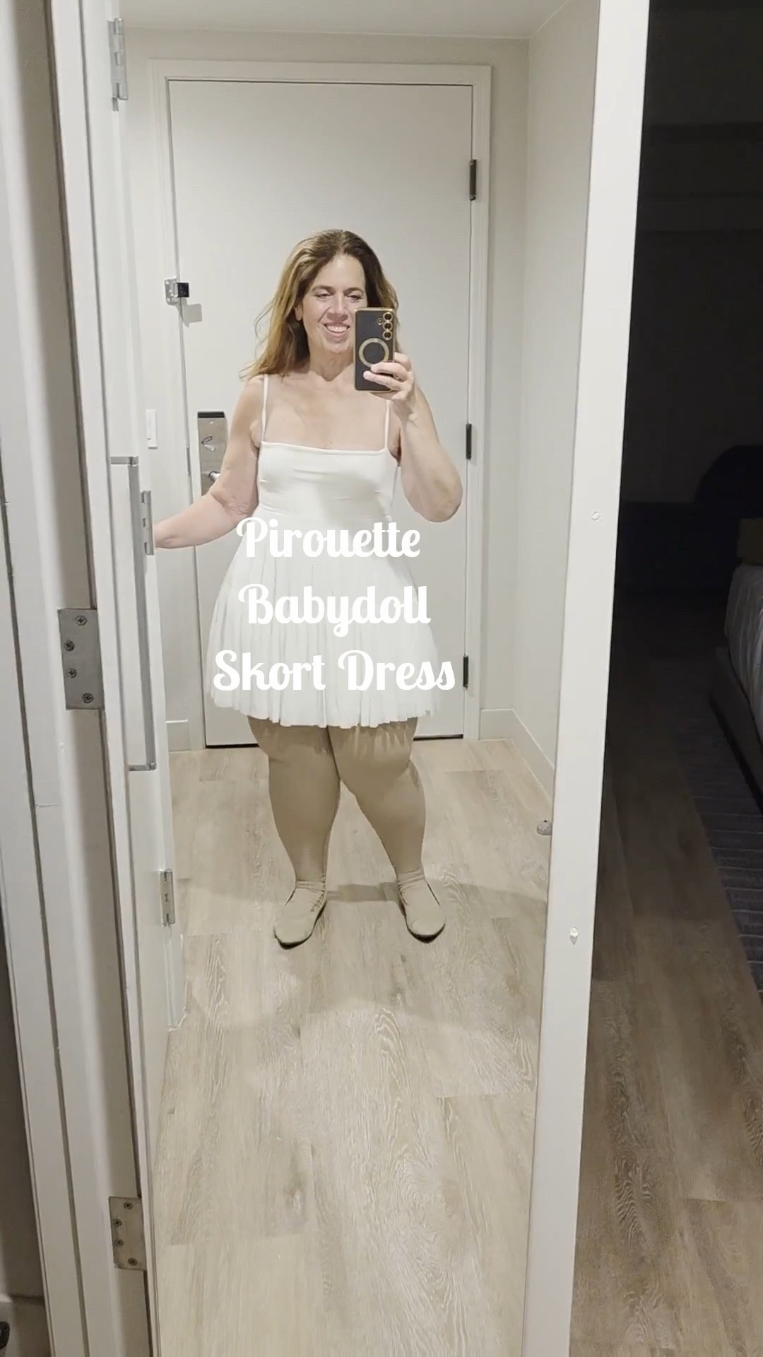 The movement in this dress is top notch! So is the construction, quality and details. This coconut cream is just one of the colors this Pirouette Babydoll Dress with built in shorts is available  for you to check out. I’ve added some other styles(even some with matching daughter dresses, too.💕)
Let me know which one you like best!
#springdresses #activeweardresses

#LTKFestival #LTKMidsize #LTKMothersDay