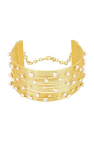 Nika Choker in Gold | Revolve Clothing (Global)