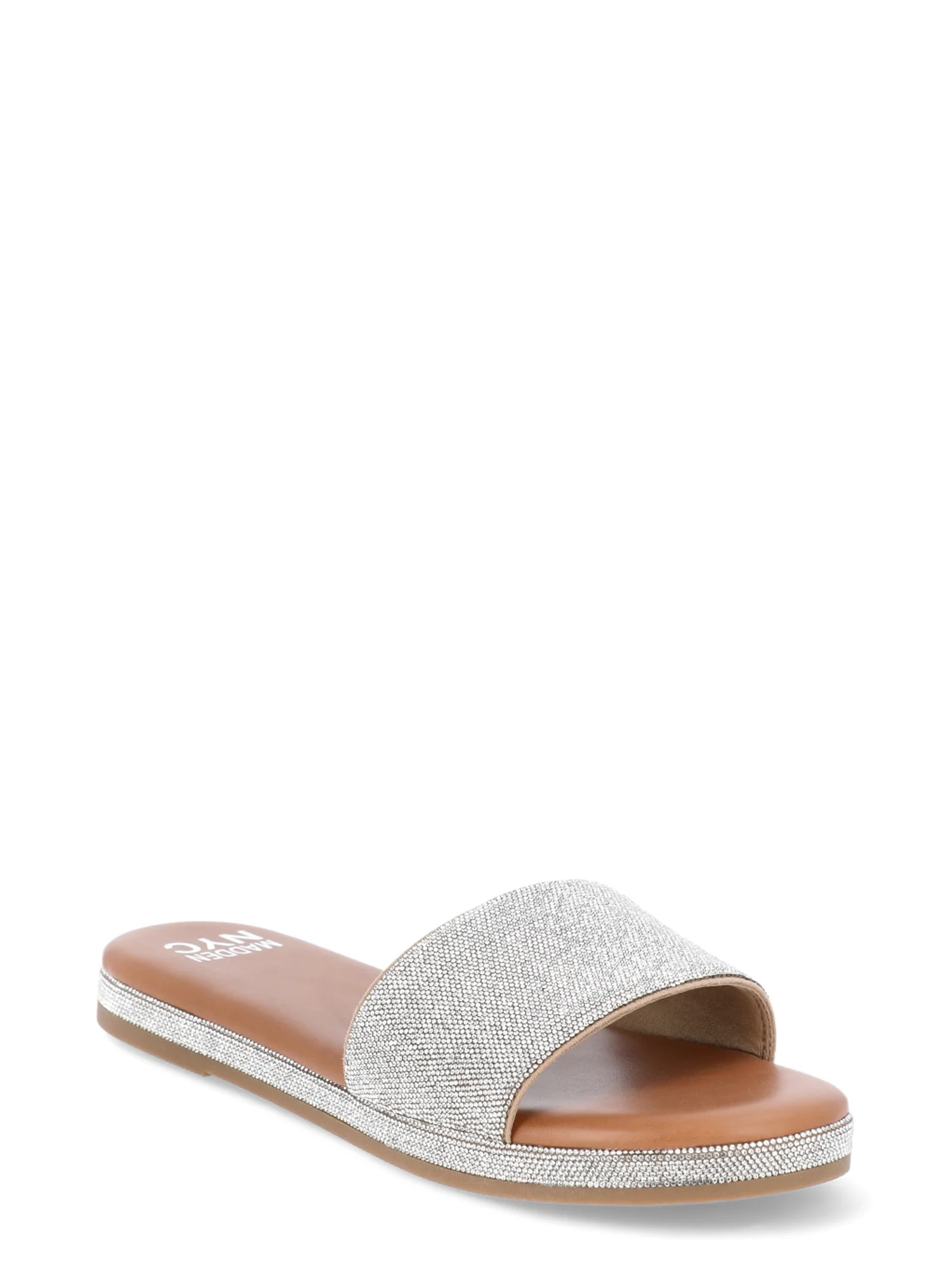 Madden NYC Women's Rhinestone Slide | Walmart (US)