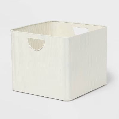 Metal Bin Large Ivory - Brightroom™ | Target