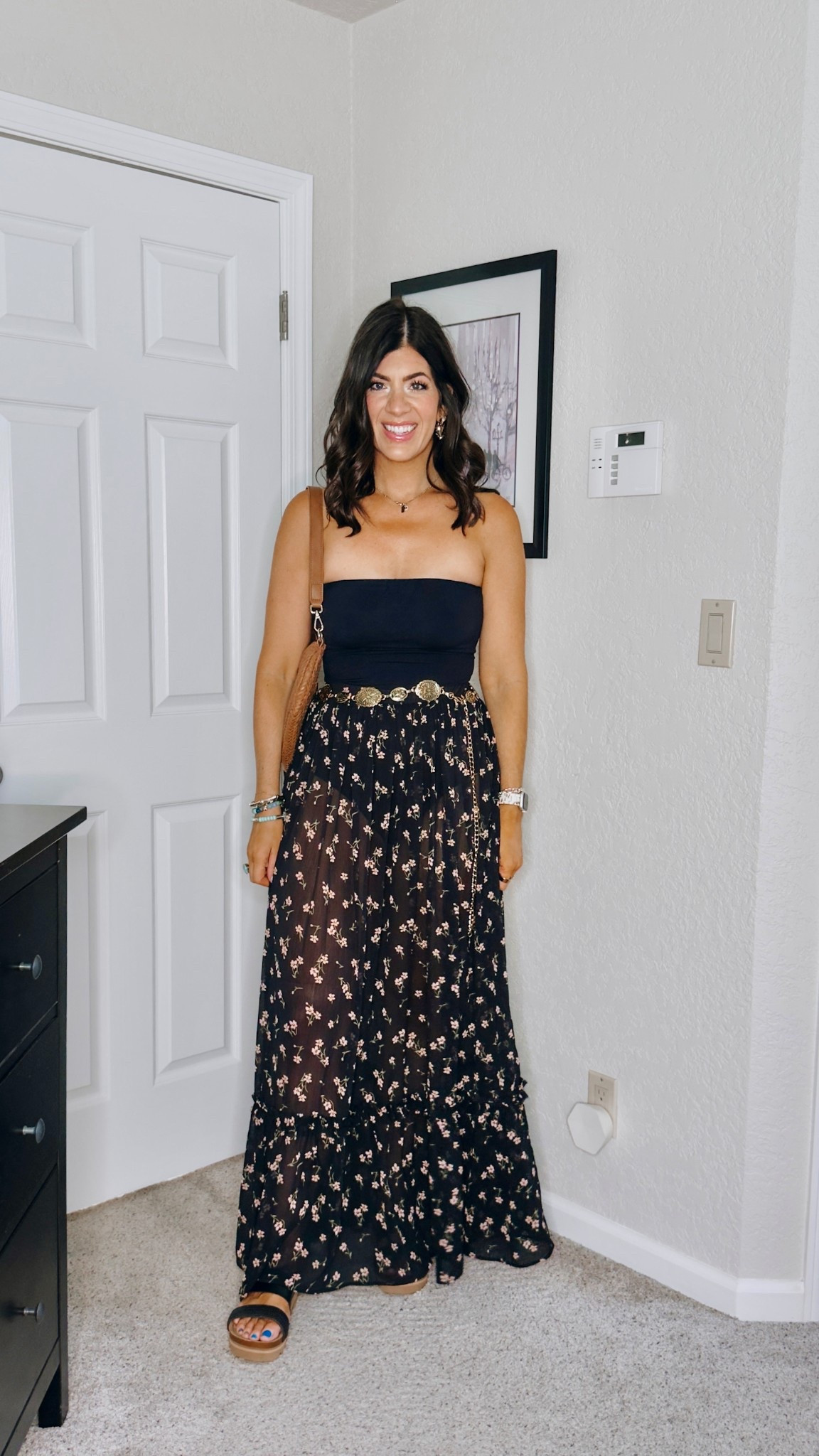 What I wore to the Lumineers concert!
In a medium tube top but could size up
Large in sheer skirt - size up if in between
10 in sandals

Midsize concert outfit, country outfit, concert outfit, boho western, summer to fall outfit, floral skirt 

#LTKMidsize #LTKSaleAlert