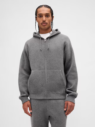 Heavyweight CashSoft Zip Sweater Hoodie | Gap (US)