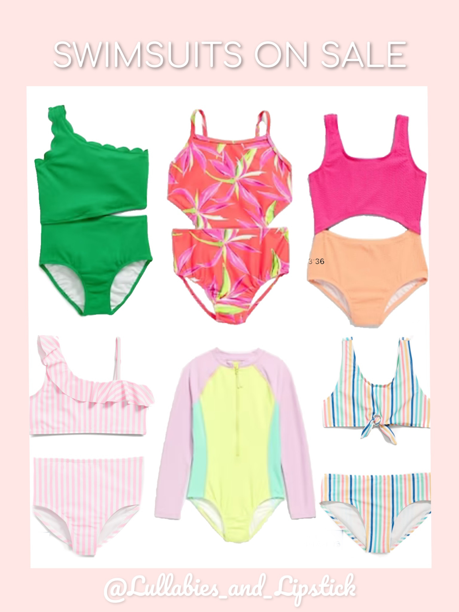 Girls swimwear on sale! 

#swimwear #kidsswimsuits #toddlerswimwear #kidsvacationessentials #girlsswimwear | swimwear for little girls | little girls swimsuits | baby swimwear | toddler swimwear | vacation essentials for kids | kids beachwear | beach trip | beach vacation | swimsuits for kids | swimwear for kids | swimsuits for girls | swimwear for girls 

#LTKSeasonal #LTKswim #LTKkids