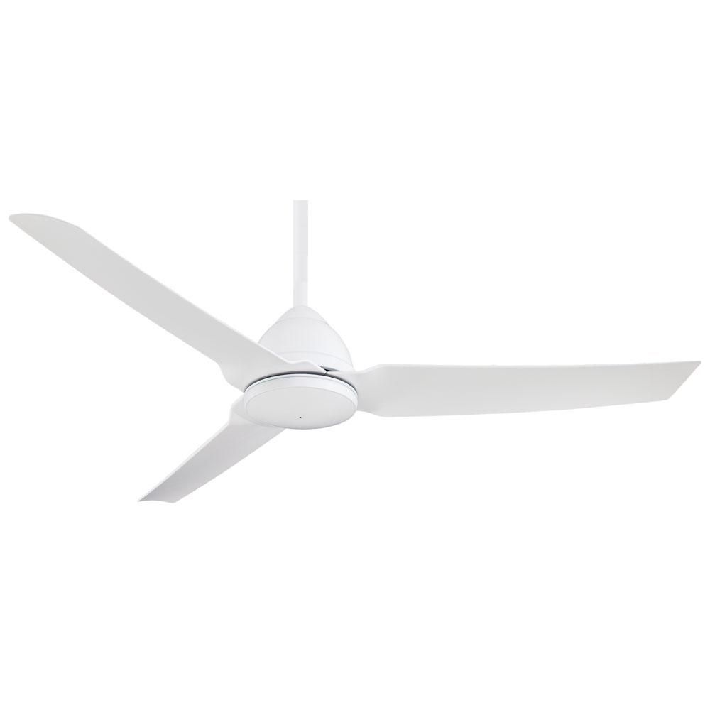 Minka-Aire Java 54 in. Indoor/Outdoor White Ceiling Fan with Remote Control-F753-WHF - The Home D... | The Home Depot